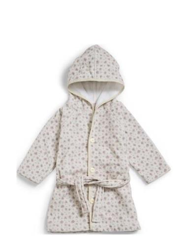 Bathrobe - Autumn Rose Morgenkåpe Badekåpe White Elodie Details