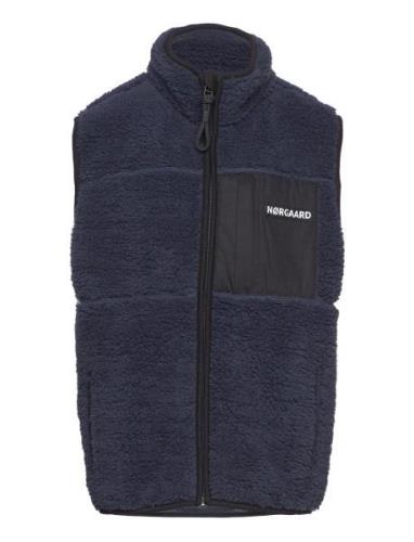 Teddy Fleece Vilads Vest Fôret Vest Navy Mads Nørgaard