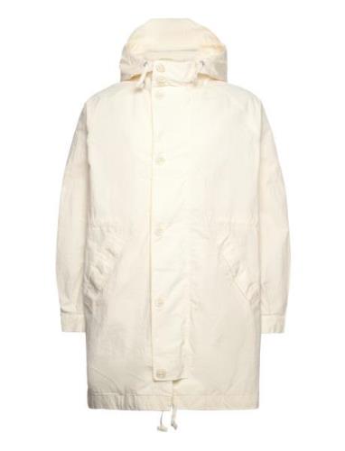 D2. Cotton Parka Parkas Jakke Cream GANT