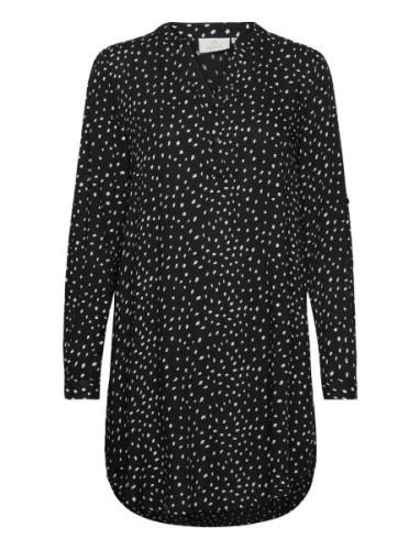 Kamarana Shirt Dress Kort Kjole Black Kaffe