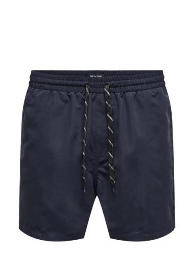 Onsted Life Swim Short Gw 1832 Badeshorts Navy ONLY & SONS