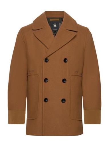 Wool Peacoat Ulljakke Jakke Beige G-Star RAW