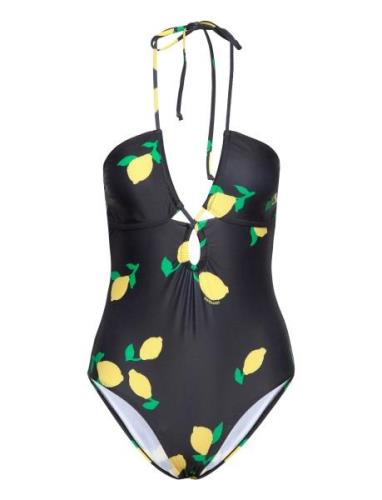 Lim Billa Swimsuit Badedrakt Badetøy Black Becksöndergaard