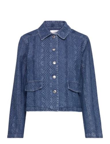 Karin Patch Jackets Dongerijakke Denimjakke Blue Hosbjerg