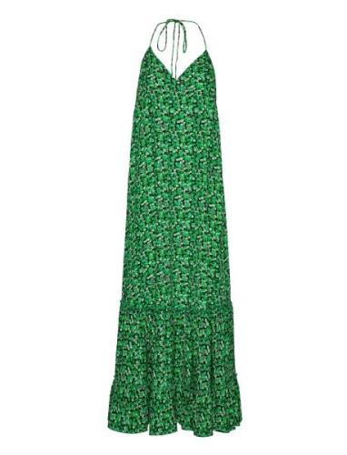 Fine Jacquard Maxi Dress Maxikjole Festkjole Green ROTATE Birger Chris...