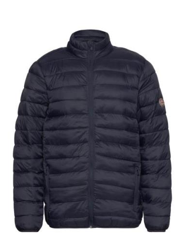 Bo Light High Neck Jacket Fôret Jakke Navy Kronstadt