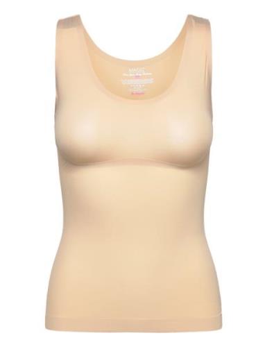 Magic Distinguished Tanktop Lingerie Shapewear Tops Beige Magic Bodyfa...