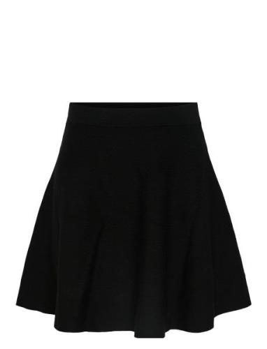 Yasfonny Hw Knit Skirt S. Noos Kort Skjørt Black YAS