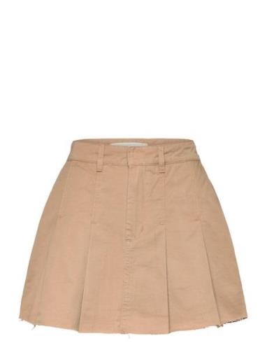 Skirt Kort Skjørt Beige Sofie Schnoor