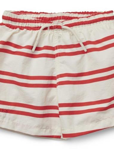 Duke Printed Board Shorts Badeshorts Red Liewood