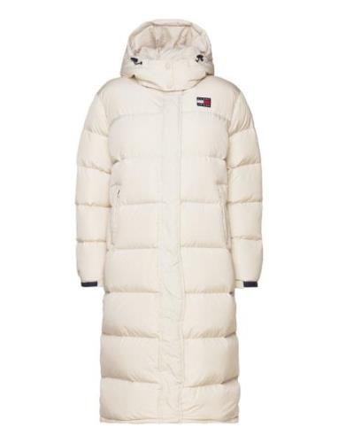 Tjw Alaska Long Puffer Fôret Kåpe White Tommy Jeans