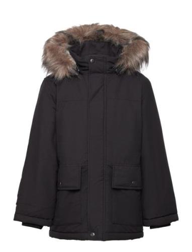 Nkmmarlin Parka Jacket Pb Fo Parkas Jakke Black Name It