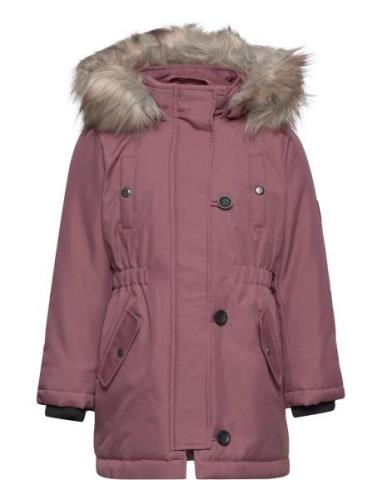 Kogiris Fur Parka Otw Noos Parkas Jakke Purple Kids Only