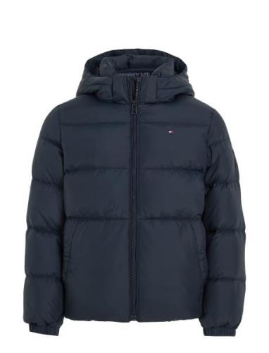 Essential Down Jacket Fôret Jakke Navy Tommy Hilfiger