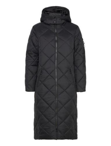 Crgaiagro Long Jacket Fôret Kåpe Black Cream