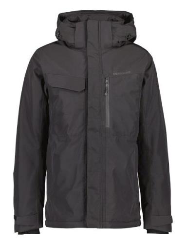 Stefan Usx Jkt Parkas Jakke Black Didriksons