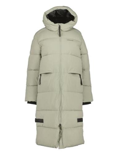 Nomi Wns Parka Long Fôret Kåpe Grey Didriksons