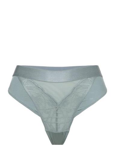 Luna String H Stringtruse Undertøy Blue Hunkemöller