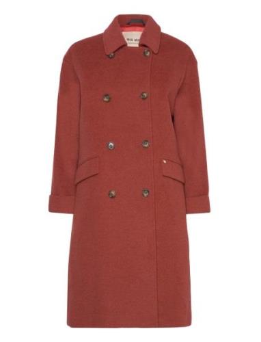 Mmvenice Wool Coat Outerwear Coats Winter Coats Red MOS MOSH