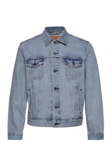 The Trucker Jacket Vegetable P Dongerijakke Denimjakke Blue LEVI´S Men