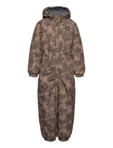 Polyester Junior Suit - Aop Forrest Parkdress Til Barn Brown Mikk-line