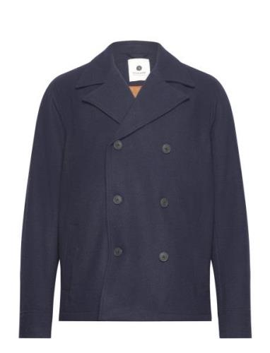 Akbørge Wool Coat Ulljakke Jakke Navy Anerkjendt