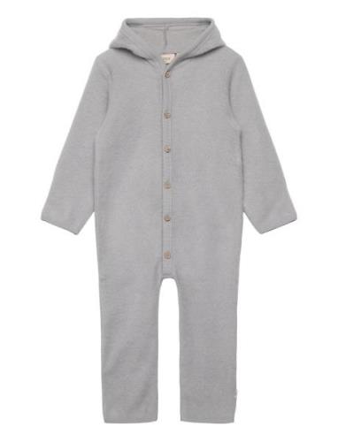 Wool Fleece Suit Ata Jumpsuit Grey Wheat