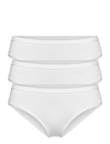 Brief 3 Pack Carin Bikini Reg Truse Brief Truse White Lindex