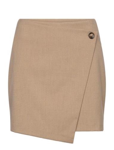 Bs Emmie Skirt Kort Skjørt Brown Bruun & Stengade