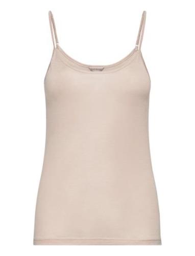 Silk Jersey - Camisole Topp Cream Lady Avenue