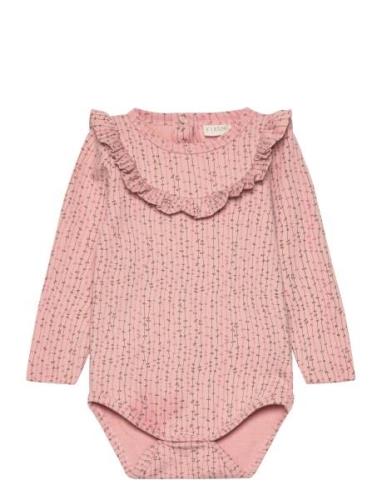 Body Ls Sweat Bodies Long-sleeved Pink Fixoni