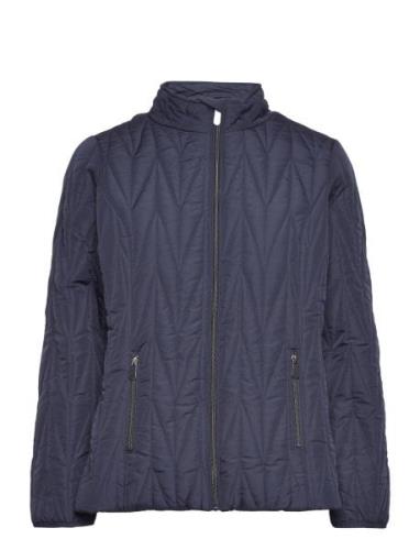 Jacket Outerwear Light Fôret Jakke Blue Brandtex