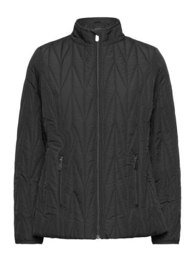 Jacket Outerwear Light Fôret Jakke Black Brandtex