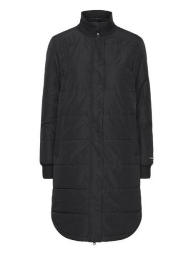 Cassidy W Long Puffer Jacket Fôret Kåpe Black Weather Report