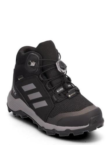 Terrex Mid Gtx K Snørestøvletter Støvletter Black Adidas Terrex