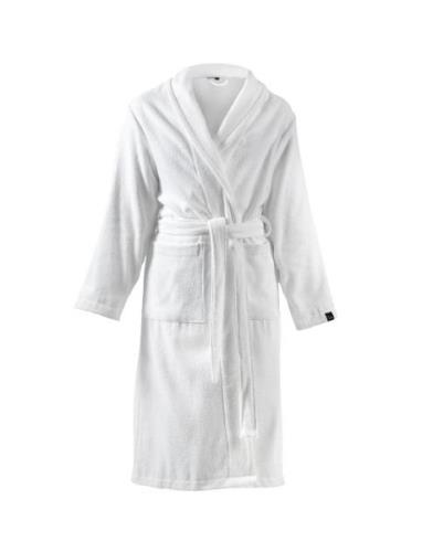 Lina Bath Robe Morgenkåpe White Himla