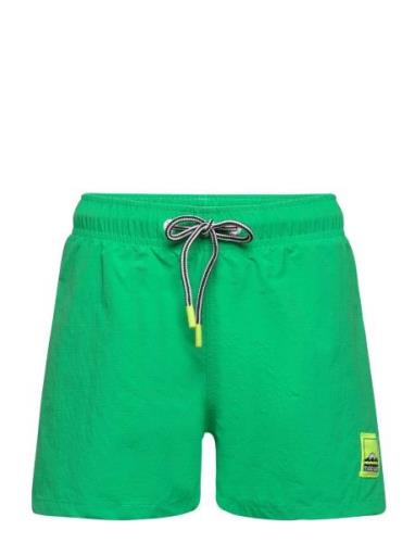 Niko Solid Badeshorts Green Molo