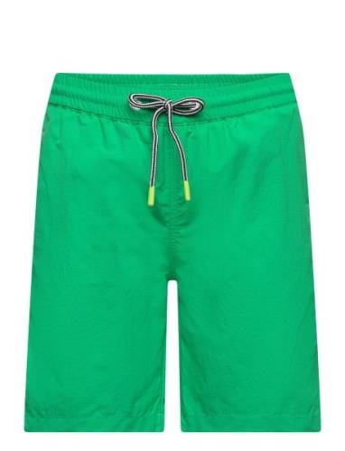 Nilson Solid Badeshorts Green Molo