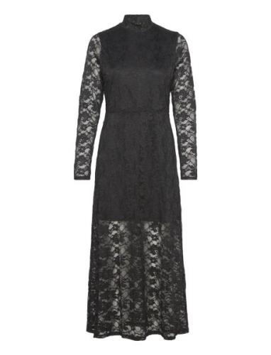 Dress Louisa Maxikjole Festkjole Black Lindex