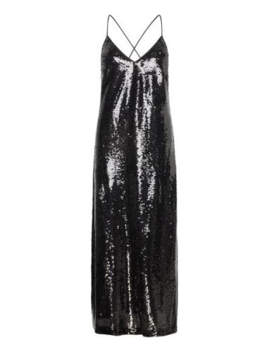 Dress Sofi Sequin Maxikjole Festkjole Black Lindex