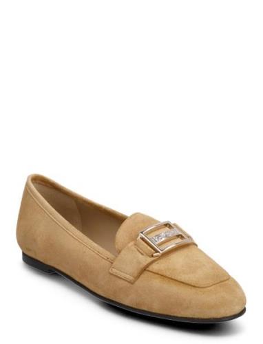 Maude Moccassin-S Mokasiner Lave Sko Beige BOSS