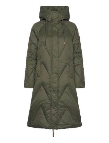 Zola Down Jacket Fôret Kåpe Green MOS MOSH