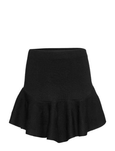 Karen Merino Skirt Kort Skjørt Black Ella&il