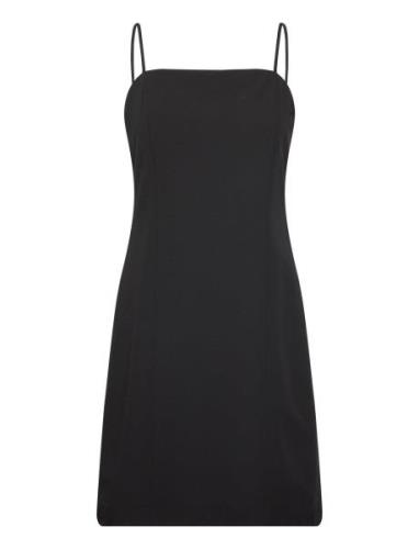 Mschnaruma Strap Dress Kort Kjole Black MSCH Copenhagen