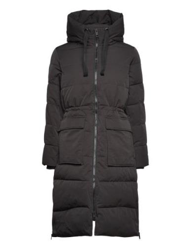 Mschpavinaria Zip Jacket Fôret Kåpe Black MSCH Copenhagen