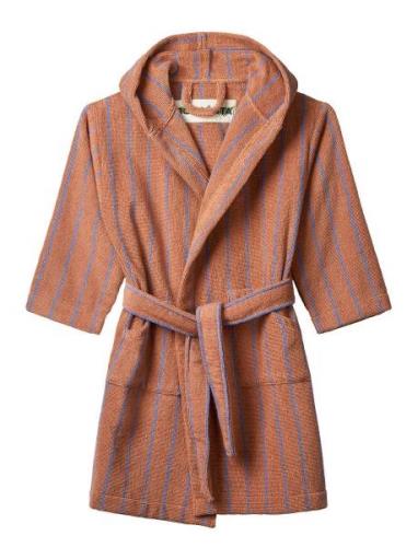 Naram Kids Bathrobe Morgenkåpe Badekåpe Brown Bongusta