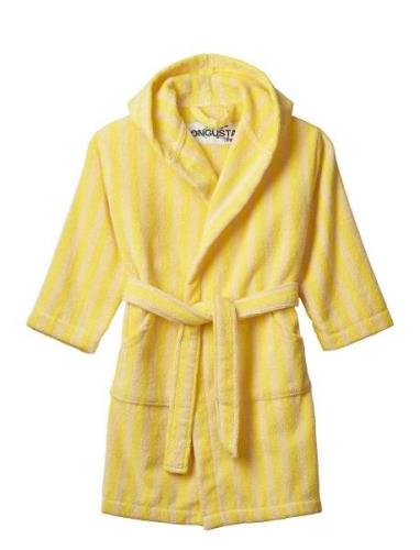 Naram Kids Bathrobe Morgenkåpe Badekåpe Yellow Bongusta