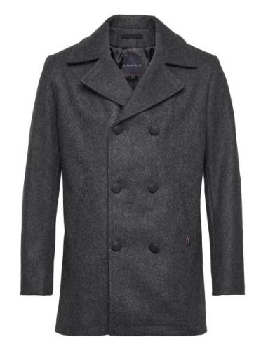 Pea Coat "Kermoor" Ulljakke Jakke Grey Armor Lux