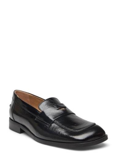 Aysha_Loafer10_Crnk Mokasiner Lave Sko Black BOSS