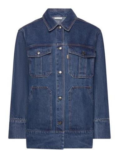 Pzrina Denim Jacket Dongerijakke Denimjakke Blue Pulz Jeans